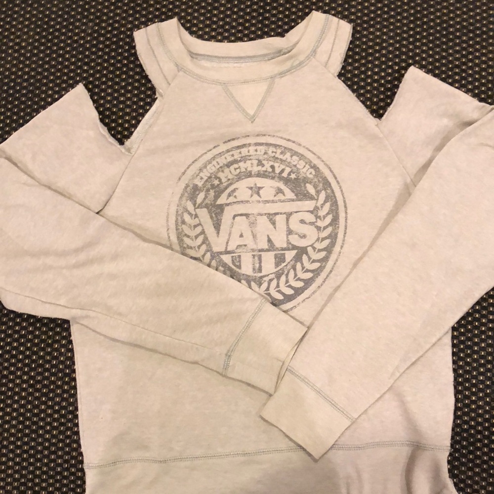 Vans cold shoulder sweatshirt